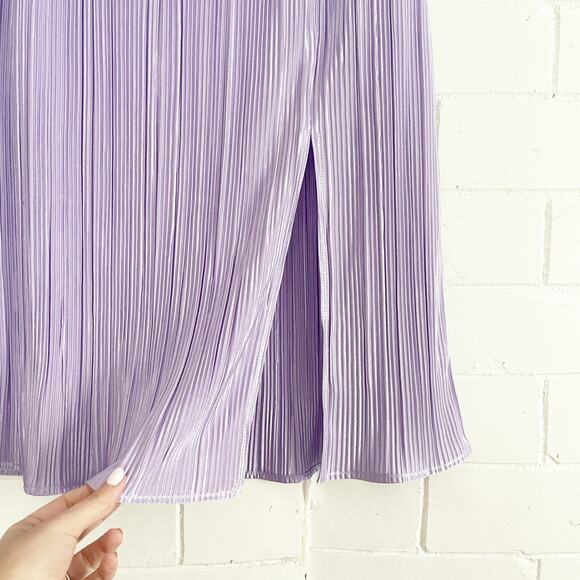 VICI Mckinley Plisse Midi Skirt Lavender Small S - Picture 7 of 12